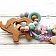 Teethers 'Symphony' beech elephant, Teethers and rattles, Bryansk,  Фото №1
