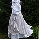 No. 021 Linen boho skirt. Skirts. Olga V. Kazarinova. Online shopping on My Livemaster.  Фото №2