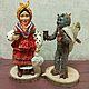 Ватные игрушки Солоха и черт. Елочные игрушки. Сундучок фантазий. Ярмарка Мастеров.  Фото №6