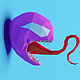 Бумажная развертка: Веном (Venom) DIY сделай сам полигональную модель. Шаблоны для печати. MangoMangoCraft. Интернет-магазин Ярмарка Мастеров.  Фото №2