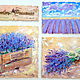 Oil painting on canvas Lavender Provence Lavender Provence, Pictures, Moscow,  Фото №1