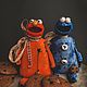 Cookie Monster and Elmo,”Sesame Street”, Тедди Зверята, Тамбов,  Фото №1