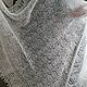 Паутинка. Пушистый пуховый платок. Паутинка из козьего белого пуха. 1. Шали. Пуховый ,,Рай' от Зинфиры (Orenbur). Интернет-магазин Ярмарка Мастеров.  Фото №2