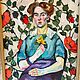 Заказать Живопись женский портрет в раме. Антикварные вещи Capricho Espanol. Ярмарка Мастеров. . Картины Фото №3
