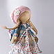 Заказать Селестина. Весна.  Кукла текстильная. Warianta_dolls. Авторские куклы. Ярмарка Мастеров. . Тыквоголовка Фото №3