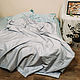 Bed linen set Ice Mint. Turkish satin. 100% cotton, Bedding sets, Moscow,  Фото №1