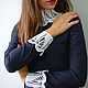  Crochet collar and cuffs 'Elika', Collars, Rostov-on-Don,  Фото №1