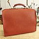 Заказать Саквояж классический ручной работы. ALEX FLAIR • leather goods. Ярмарка Мастеров. . Саквояж Фото №3