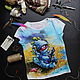 Children's t-shirt with Murloc painting, T-shirts and tops, Nizhny Novgorod,  Фото №1