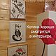 Сюмикотик N4 без рамки. Картины. 'Кот и Фугу' 猫とフグ. Интернет-магазин Ярмарка Мастеров.  Фото №2