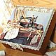Шкатулка для рукоделия старый зингер. Шкатулки. Светлана, Мастерская Villa-Oliva. Ярмарка Мастеров.  Фото №4