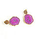 Earrings with rose quartz, bright large earrings 'Fuchsia' 2023. Earrings. Irina Moro. My Livemaster. Фото №5