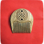 Сувениры и подарки handmade. Livemaster - original item Wooden comb the SWAN PRINCESS. Handmade.