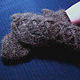 Men's knitted mittens Lacing. Mittens. Warm Yarn. My Livemaster. Фото №4