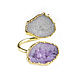 Quartz ring, Lilac ring, White ring gift. Rings. Irina Moro. Online shopping on My Livemaster.  Фото №2