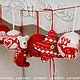 Вязаные новогодние шары. Елочные игрушки. Ольга (knitted-bear). Интернет-магазин Ярмарка Мастеров.  Фото №2