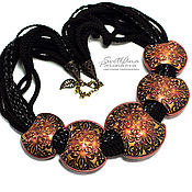 Украшения handmade. Livemaster - original item Magic Copper Necklace (389) designer jewelry. Handmade.