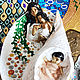 Sculpture painting Mother and kids Gustav Klimt. Mosaic art nouveau. Pictures. House of the Sun (irina-bast). My Livemaster. Фото №4