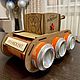 Подставка для пива и закусок "Танк". Подарки на 23 февраля. WoodCraft32. Ярмарка Мастеров.  Фото №7
