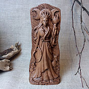 Для дома и интерьера handmade. Livemaster - original item Goddess Hecate, Lady of the witches, wooden figurine. Handmade.