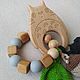 Order Totoro beech rodent with pendants. Very big ears (verybigears). Livemaster. . Teethers and rattles Фото №3