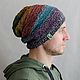 Hat of hemp rainbow HEMPHAT #104, Caps, Nizhny Novgorod,  Фото №1