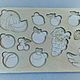 Развивающая игра: Рамка-вкладка Фрукты( Ягоды, Овощи). Игровые наборы. Артель ТРИЕНОТА. Интернет-магазин Ярмарка Мастеров.  Фото №2