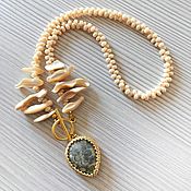 Украшения handmade. Livemaster - original item A pendant with a petrified coral is a gift to a girl. Handmade.