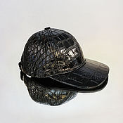 Аксессуары handmade. Livemaster - original item Baseball cap crocodile FERRERO. Handmade.