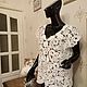 Order Blouse White lace. СТУКОВА ВАЛЕНТИНА (orel-afina). Livemaster. . Blouses Фото №3