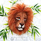 Order Brooch pendant lion Aslan felted wool (Lion). Woolen Zoo. Livemaster. . Felted Toy Фото №3