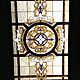 Stained Glass Tiffany. Ceiling Tiffany stained glass, illuminated, in oak frame. Stained glass. Glass Flowers. Online shopping on My Livemaster.  Фото №2