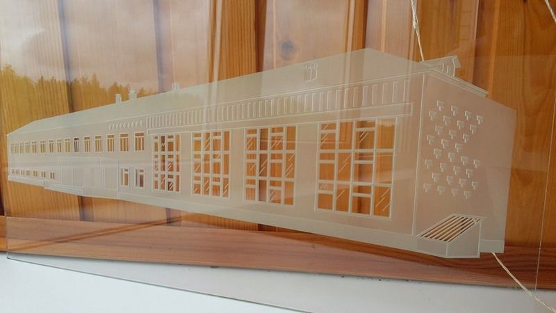 Изготовление многослойной картины на стекле