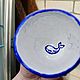Order A mug with a pattern inside on the bottom of the plane is a whale. DASHA LEPIT | Ceramic tableware (dashalepit). Livemaster. . Mugs and cups Фото №3