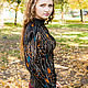 Turtleneck - Print turquoise beads. Turtleneck Sweaters. AVS -dressshop. My Livemaster. Фото №4