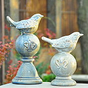 Для дома и интерьера handmade. Livemaster - original item Bird on a Concrete column Large and small Vintage Garden Decor. Handmade.