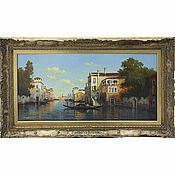 Картины и панно handmade. Livemaster - original item Grand Canal of Venice/ 90h150 cm (external r-r) oil on canvas. Handmade.