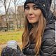 Шапка бини с люрексом. Шапки. Inna. Ярмарка Мастеров.  Фото №4