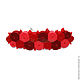 Barrette machine 'Linea Rossa' Red barrette. Hairpins. decolores2. Online shopping on My Livemaster.  Фото №2