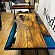 Заказать Столешница из эпоксидной смолы и капового карагача 140х70. WoodBroker. Ярмарка Мастеров. . Столы Фото №3
