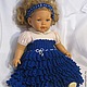 SKIRT FOR GIRLS BLUE RUFFLE knit. Child skirt. Gala Devi (crochet design). My Livemaster. Фото №4