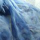 Silk scarf Blue rose,170h70 cm,batik, chiffon painting. Wraps. arkensoie Silkyway. My Livemaster. Фото №6