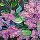 Oil painting the Aroma of lilac lace. Pictures. Dubinina Ksenya. Online shopping on My Livemaster.  Фото №2