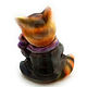 Ceramic figurine 'Cat with violin'. Figurine. aboka. My Livemaster. Фото №6