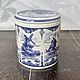 Заказать Винтаж: Delft Blue Керамическая банка "Мельницы". Лавка любопытных вещиц Curiosa. Ярмарка Мастеров. . Кухонная утварь винтажная Фото №3