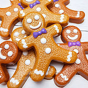 Косметика ручной работы handmade. Livemaster - original item Handmade Gingerbread soap Christmas gift baby gingerbread. Handmade.