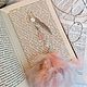 Книжная закладка с перьями и натуральными камнями. Закладки. Personal Bookmark. Интернет-магазин Ярмарка Мастеров.  Фото №2