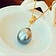 Gold pendant with Tahitian pearl buy. Pendant. luxuryclub. My Livemaster. Фото №5