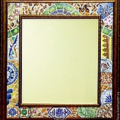 Роспись плитки Панно Индийский орнамент