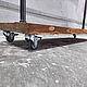 Rail made of water pipes and natural wood in loft style. Hanger. dekor-tseh. My Livemaster. Фото №6